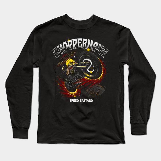 chopper motorcycle - choppernout Long Sleeve T-Shirt by loko.graphic